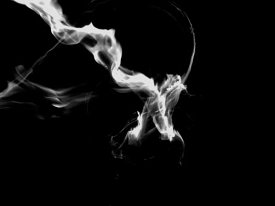 A photograph of smoke to illustrate the flash fiction "Where There's Smoke" by Kate Folk, published in issue 34 of Neon