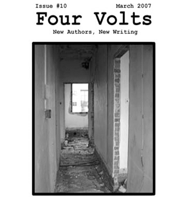 Four Volts Literary Magazine issue ten - fiction, poetry and creative writing